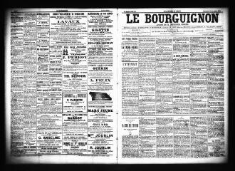 3 vues  - Le Bourguignon : journal de la démocratie radicale, n° 273, mercredi 19 novembre 1902 (ouvre la visionneuse)