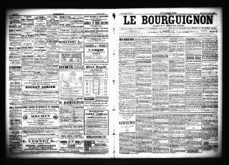 3 vues  - Le Bourguignon : journal de la démocratie radicale, n° 278, mardi 25 novembre 1902 (ouvre la visionneuse)