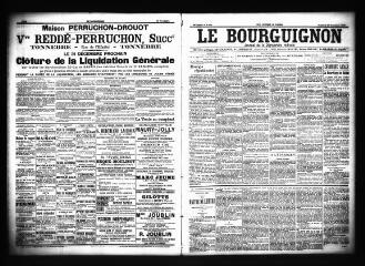 3 vues  - Le Bourguignon : journal de la démocratie radicale, n° 281, vendredi 28 novembre 1902 (ouvre la visionneuse)
