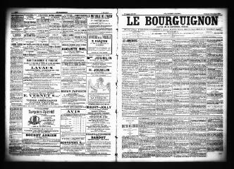 3 vues  - Le Bourguignon : journal de la démocratie radicale, n° 287, vendredi 5 décembre 1902 (ouvre la visionneuse)