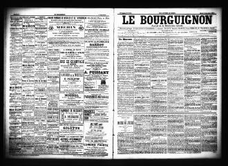 3 vues  - Le Bourguignon : journal de la démocratie radicale, n° 290, mardi 9 décembre 1902 (ouvre la visionneuse)
