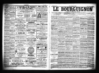 3 vues  - Le Bourguignon : journal de la démocratie radicale, n° 304, jeudi 25 décembre 1902 (ouvre la visionneuse)