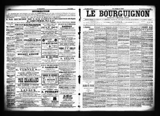 3 vues  - Le Bourguignon : journal de la démocratie radicale, n° 309, mercredi 31 décembre 1902 (ouvre la visionneuse)