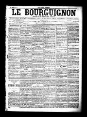 3 vues  - Le Bourguignon : journal de la démocratie radicale, n° 4, mardi 6 janvier 1903 (ouvre la visionneuse)