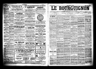 3 vues  - Le Bourguignon : journal de la démocratie radicale, n° 6, jeudi 8 janvier 1903 (ouvre la visionneuse)