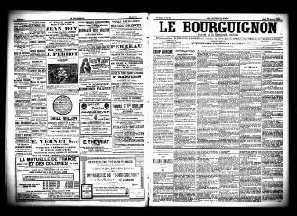 3 vues  - Le Bourguignon : journal de la démocratie radicale, n° 18, jeudi 22 janvier 1903 (ouvre la visionneuse)