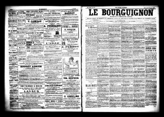 3 vues  - Le Bourguignon : journal de la démocratie radicale, n° 29, mercredi 4 février 1903 (ouvre la visionneuse)