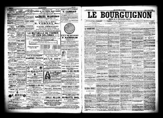 3 vues  - Le Bourguignon : journal de la démocratie radicale, n° 30, jeudi 5 février 1903 (ouvre la visionneuse)