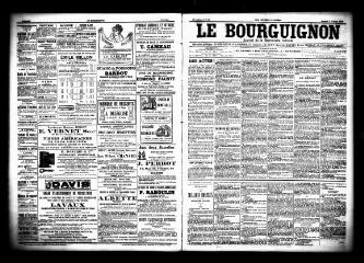 3 vues  - Le Bourguignon : journal de la démocratie radicale, n° 32, samedi 7 février 1903 (ouvre la visionneuse)