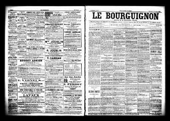 3 vues  - Le Bourguignon : journal de la démocratie radicale, n° 41, mercredi 18 février 1903 (ouvre la visionneuse)