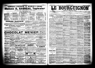 3 vues  - Le Bourguignon : journal de la démocratie radicale, n° 45, dimanche 22 février 1903 (ouvre la visionneuse)