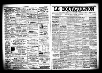 3 vues  - Le Bourguignon : journal de la démocratie radicale, n° 50, samedi 28 février 1903 (ouvre la visionneuse)