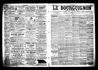 3 vues  - Le Bourguignon : journal de la démocratie radicale, n° 53, mercredi 4 mars 1903 (ouvre la visionneuse)