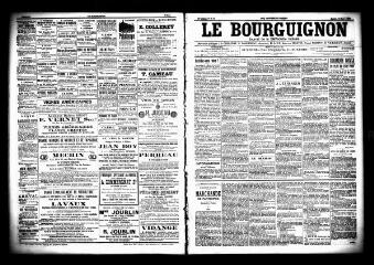 3 vues  - Le Bourguignon : journal de la démocratie radicale, n° 58, mardi 10 mars 1903 (ouvre la visionneuse)