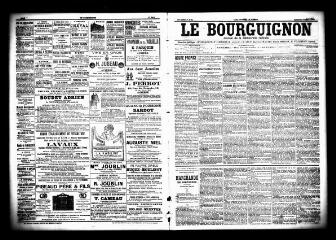 3 vues  - Le Bourguignon : journal de la démocratie radicale, n° 61, vendredi 13 mars 1903 (ouvre la visionneuse)