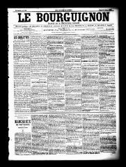 3 vues  - Le Bourguignon : journal de la démocratie radicale, n° 64, mardi 17 mars 1903 (ouvre la visionneuse)