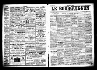 3 vues  - Le Bourguignon : journal de la démocratie radicale, n° 66, jeudi 19 mars 1903 (ouvre la visionneuse)