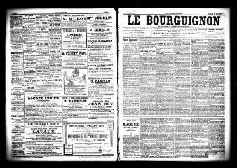 3 vues  - Le Bourguignon : journal de la démocratie radicale, n° 67, vendredi 20 mars 1903 (ouvre la visionneuse)
