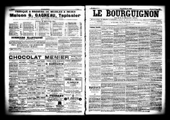 3 vues  - Le Bourguignon : journal de la démocratie radicale, n° 69, dimanche 22 mars 1903 (ouvre la visionneuse)
