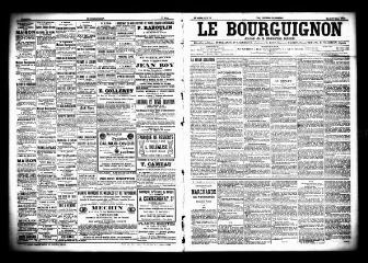 3 vues  - Le Bourguignon : journal de la démocratie radicale, n° 70, mardi 24 mars 1903 (ouvre la visionneuse)