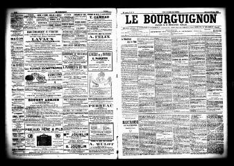 3 vues  - Le Bourguignon : journal de la démocratie radicale, n° 71, mercredi 25 mars 1903 (ouvre la visionneuse)