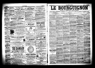 3 vues  - Le Bourguignon : journal de la démocratie radicale socialiste, n° 86, samedi 11 avril 1903 (ouvre la visionneuse)