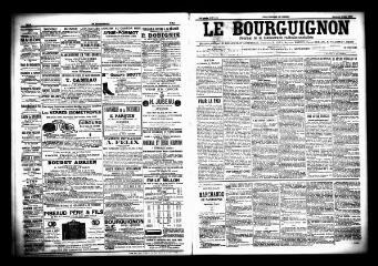 3 vues  - Le Bourguignon : journal de la démocratie radicale socialiste, n° 106, mercredi 6 mai 1903 (ouvre la visionneuse)
