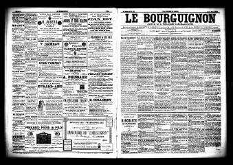 3 vues  - Le Bourguignon : journal de la démocratie radicale socialiste, n° 107, jeudi 7 mai 1903 (ouvre la visionneuse)