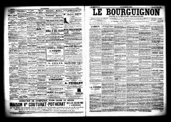 3 vues  - Le Bourguignon : journal de la démocratie radicale socialiste, n° 129, mercredi 3 juin 1903 (ouvre la visionneuse)