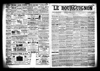 3 vues  - Le Bourguignon : journal de la démocratie radicale socialiste, n° 130, jeudi 4 juin 1903 (ouvre la visionneuse)