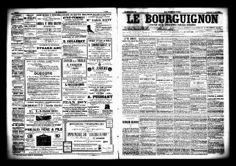 3 vues  - Le Bourguignon : journal de la démocratie radicale socialiste, n° 133, dimanche 7 juin 1903 (ouvre la visionneuse)