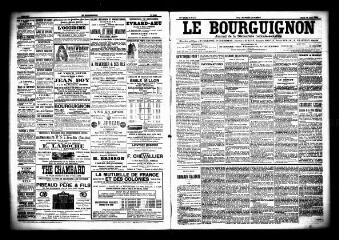 3 vues  - Le Bourguignon : journal de la démocratie radicale socialiste, n° 136, jeudi 11 juin 1903 (ouvre la visionneuse)