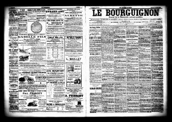 3 vues  - Le Bourguignon : journal de la démocratie radicale socialiste, n° 156, samedi 4 juillet 1903 (ouvre la visionneuse)