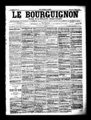 3 vues  - Le Bourguignon : journal de la démocratie radicale socialiste, n° 157, dimanche 5 juillet 1903 (ouvre la visionneuse)