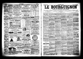3 vues  - Le Bourguignon : journal de la démocratie radicale socialiste, n° 167, samedi 18 juillet 1903 (ouvre la visionneuse)