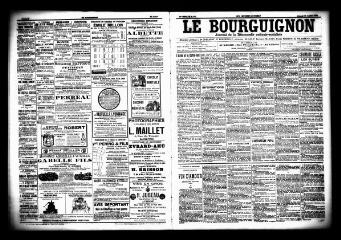 3 vues  - Le Bourguignon : journal de la démocratie radicale socialiste, n° 173, samedi 25 juillet 1903 (ouvre la visionneuse)