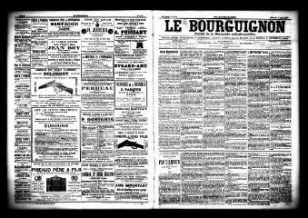 3 vues  - Le Bourguignon : journal de la démocratie radicale socialiste, n° 180, dimanche 2 août 1903 (ouvre la visionneuse)