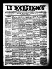 3 vues  - Le Bourguignon : journal de la démocratie radicale socialiste, n° 181, mercredi 5 août 1903 (ouvre la visionneuse)