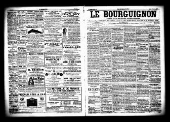 3 vues  - Le Bourguignon : journal de la démocratie radicale socialiste, n° 188, jeudi 13 août 1903 (ouvre la visionneuse)