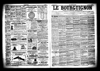 3 vues  - Le Bourguignon : journal de la démocratie radicale socialiste, n° 190, samedi 15 août 1903 (ouvre la visionneuse)