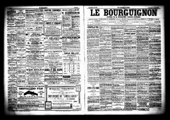 3 vues  - Le Bourguignon : journal de la démocratie radicale socialiste, n° 195, vendredi 21 août 1903 (ouvre la visionneuse)