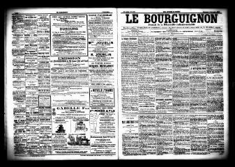 3 vues  - Le Bourguignon : journal de la démocratie radicale socialiste, n° 207, vendredi 4 septembre 1903 (ouvre la visionneuse)