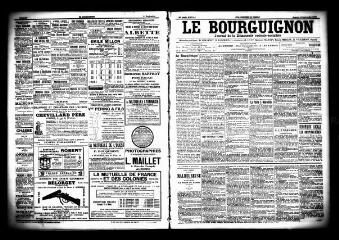 3 vues  - Le Bourguignon : journal de la démocratie radicale socialiste, n° 214, samedi 12 septembre 1903 (ouvre la visionneuse)