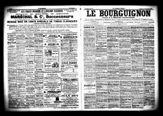 3 vues  - Le Bourguignon : journal de la démocratie radicale socialiste, n° 215, dimanche 13 septembre 1903 (ouvre la visionneuse)