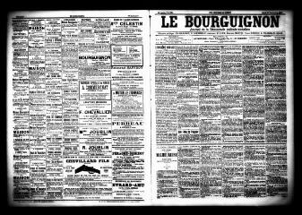 3 vues  - Le Bourguignon : journal de la démocratie radicale socialiste, n° 216, mardi 15 septembre 1903 (ouvre la visionneuse)