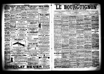 3 vues  - Le Bourguignon : journal de la démocratie radicale socialiste, n° 223, mercredi 23 septembre 1903 (ouvre la visionneuse)