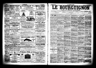 3 vues  - Le Bourguignon : journal de la démocratie radicale socialiste, n° 227, dimanche 27 septembre 1903 (ouvre la visionneuse)