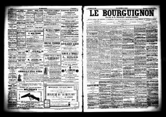 3 vues  - Le Bourguignon : journal de la démocratie radicale socialiste, n° 229, mercredi 30 septembre 1903 (ouvre la visionneuse)
