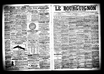 3 vues  - Le Bourguignon : journal de la démocratie radicale socialiste, n° 232, samedi 3 octobre 1903 (ouvre la visionneuse)