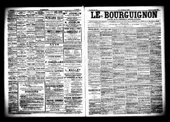 3 vues  - Le Bourguignon : journal de la démocratie radicale socialiste, n° 240, mardi 13 octobre 1903 (ouvre la visionneuse)